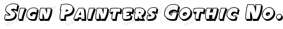 Sign Painters Gothic No. 2 JL字体转换